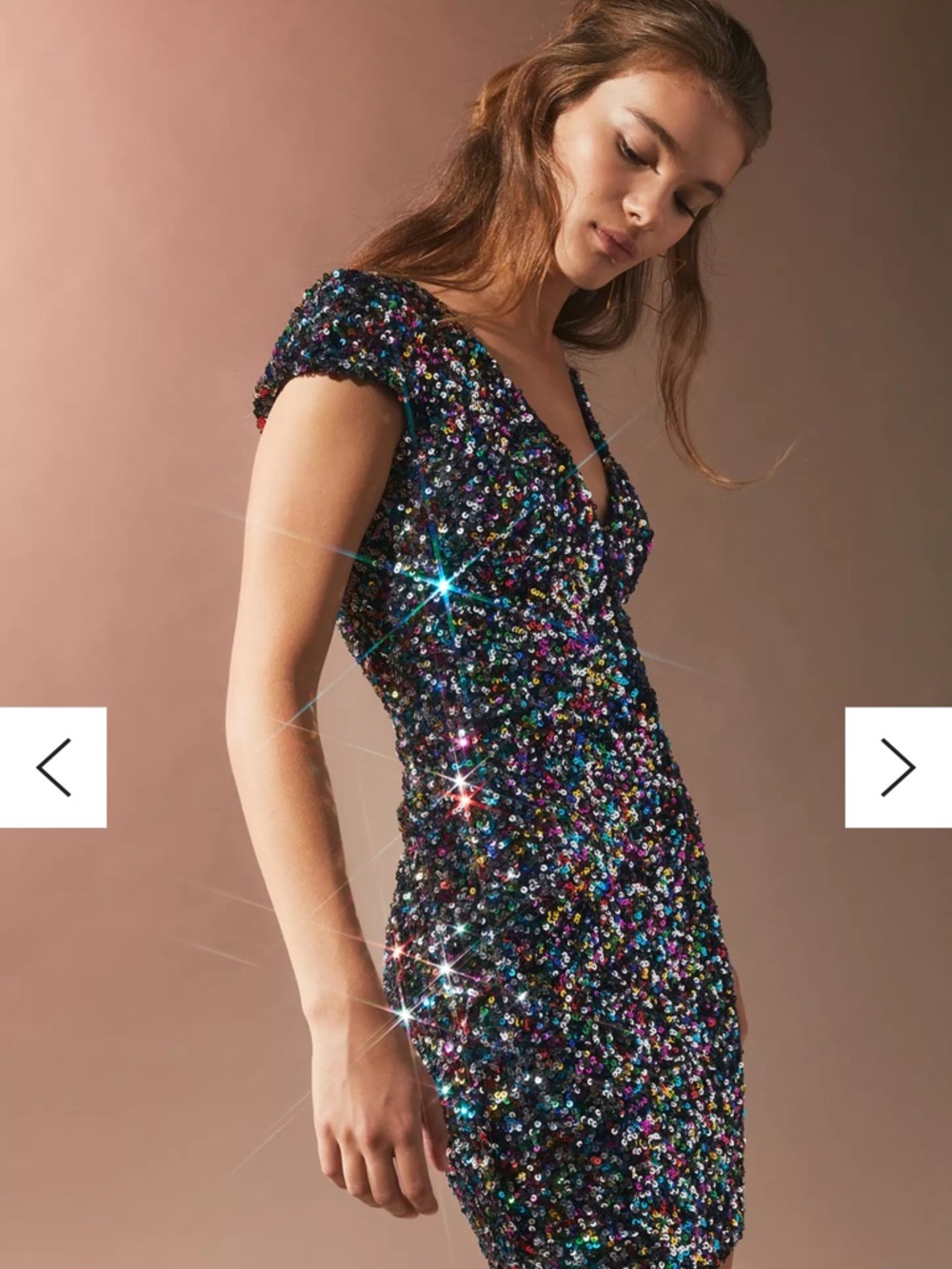Dress the Population Zoe Multicolor Confetti Sequin Mini Dress - Picture 5 of 13
